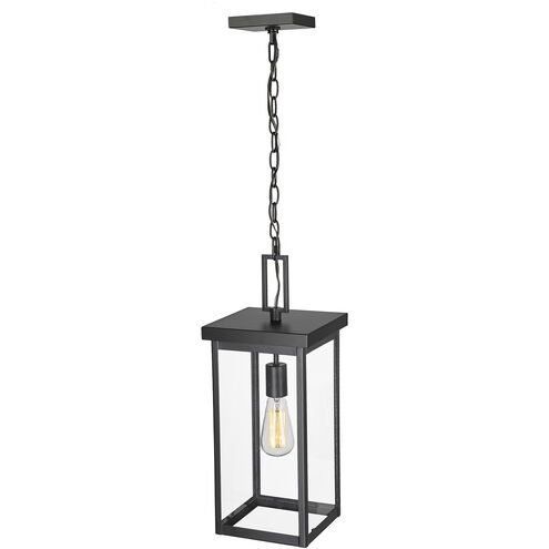 Barkeley 1 Light 8 inch Powder Coated Black Outdoor Hanging Lantern